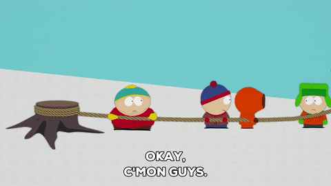 kyle broflovski snow GIF by South Park 
