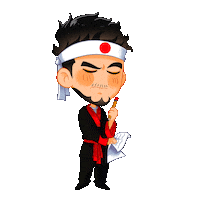 Japan Studying Sticker by RyuKoch