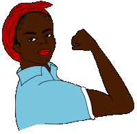 Black Lives Matter Feminism Sticker by Trap Bob