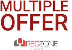 redzonerg realtor for sale open house under contract Sticker