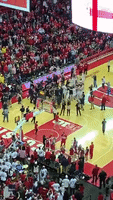 Brawl Breaks Out  After Wisconsin Beats Michigan