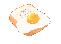fairymofu sleep かわいい toast おやすみ Sticker