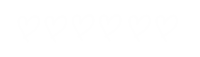 White Heart Hearts Sticker