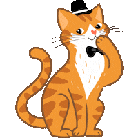 Cat Ok Sticker by Mister Puss