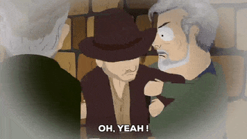 beat up indiana jones GIF by South Park 