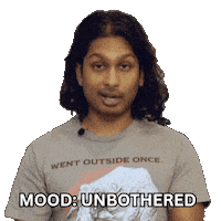 Relaxed No Stress Sticker by Ashwin Gane