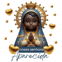 Nossa Senhora Aparecida Outubro Sticker by Interativa Mundo Digital