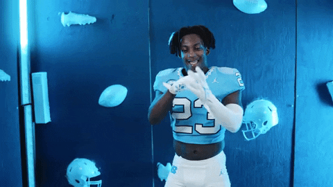 Excited North Carolina GIF by UNC Tar Heels