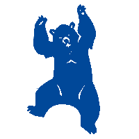 Ense3 danse musique ours uga Sticker