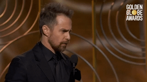 sam rockwell thanks for not being a dick GIF by Golden Globes