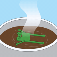 Treat Yourself Coffee Break GIF by fwogs
