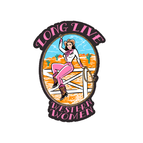 Cowgirl Honkytonk Sticker