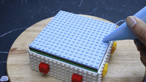 Cake Lego GIF by Cookingfunny