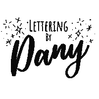 Hand Lettering Sticker