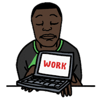 Work Working Sticker by peeyong