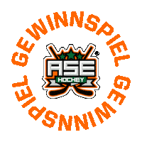 Orange Sticker by ASE Hockey