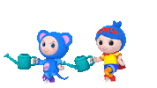 Happy 3D Sticker by Mother Goose Club