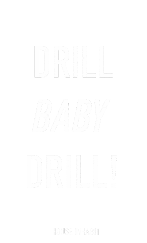 HouseInhabit drill baby drill jessica reed kraus house inhabit houseinhabit Sticker