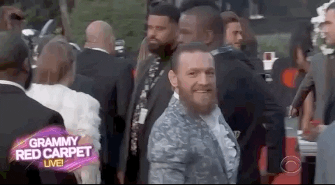 Conor Mcgregor Thumbs Up GIF by Recording Academy / GRAMMYs