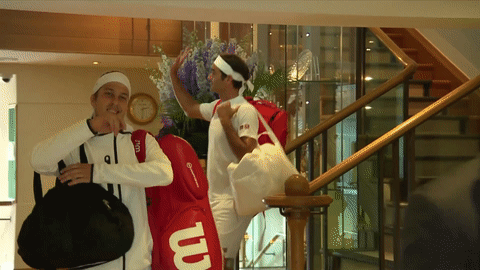 roger federer smile GIF by Wimbledon