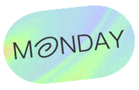 Monday Exil Sticker by EXILCLUB