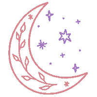 Pink Stars Sticker by letteramuta - Deb