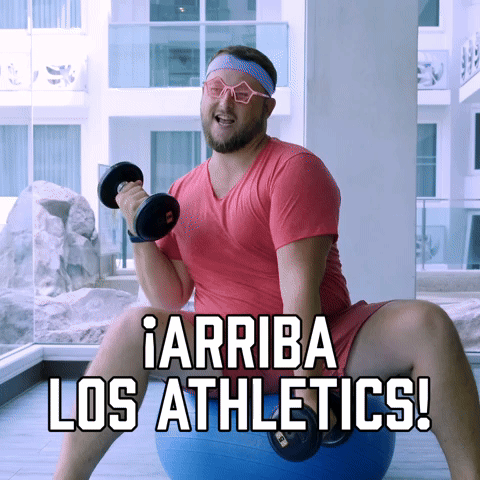 ¡Arriba los Athletics!