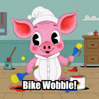 Cycling Balance GIF by The Pigasso