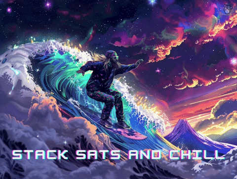 Mekonkee chill bitcoin sats stack sats GIF