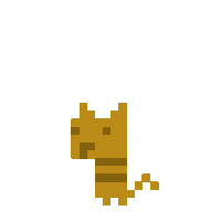 Cat Pixel Sticker