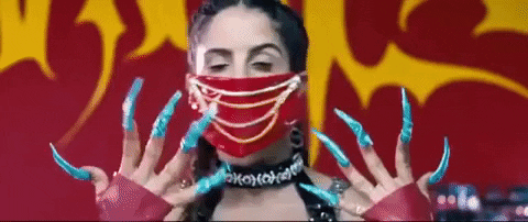 Mask Nails GIF by ROSALÍA