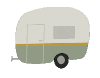 Trailer Camper Sticker