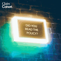 claimcohort insurance policy coverage insurance policy GIF