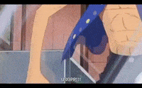 Yelling One Piece GIF