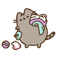 Picking Up Video Games Sticker by Pusheen