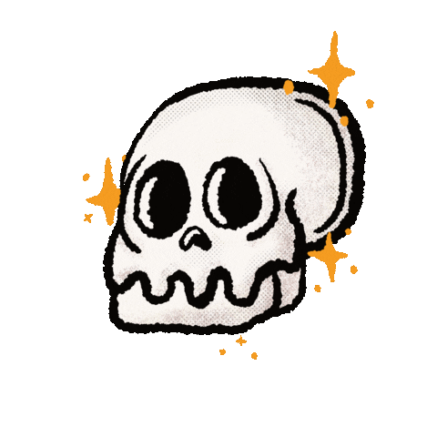danegoodies halloween laughing scary spooky Sticker