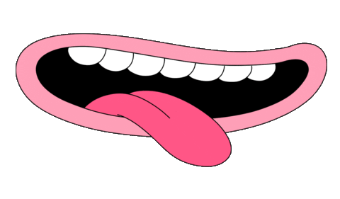 tongue kiss Sticker by Alexandre Nart