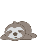 Sleep Roll Sticker by Life In Treetop