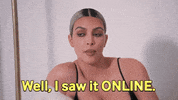 Kim Kardashian E GIF by Bunim/Murray Productions