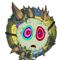 Confused Crazy Eyes Sticker by Planet XOLO