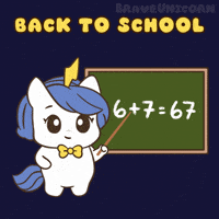 Back To School Study GIF by Brave Unicorn