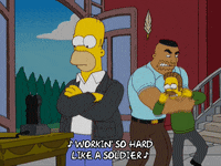 strangle homer simpson GIF