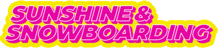 Animation Snowboarding Sticker by Sunshine Village