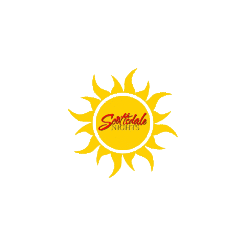Sun Heat Sticker by Scottsdale Nights