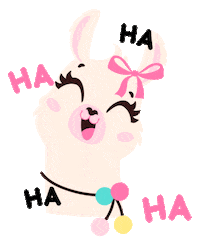 mundopuket risada diversao piada lhama Sticker