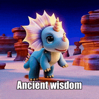 Wisdom Glow GIF by Divineasaur