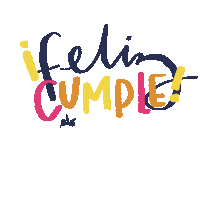 Birthday Lettering Sticker