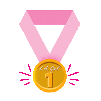 Gold Medal 1St Place Sticker by L.A. Girl