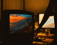 andrea-chapo glitch vhs video synth crt GIF