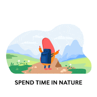 nkfmy travel nature peace adventure Sticker
